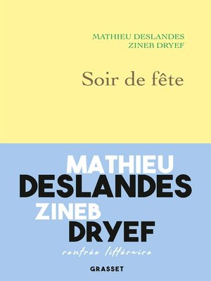 cover image of Soir de fête